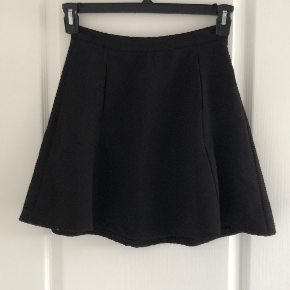 Mini black skirt